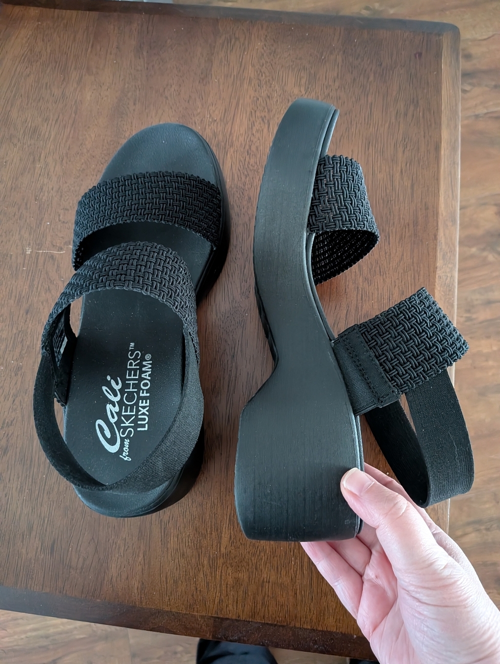 Skechers Cali Wedge Sandals - Picture 5 of 6